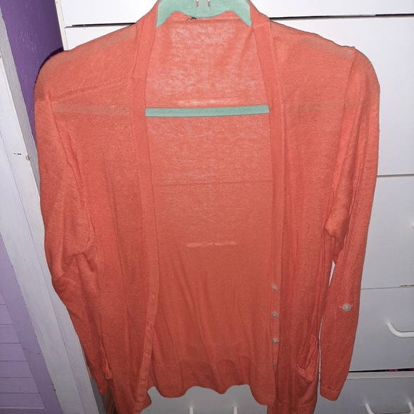 Starfish Orange Mid-Length Sweater - Picture 3 of 5